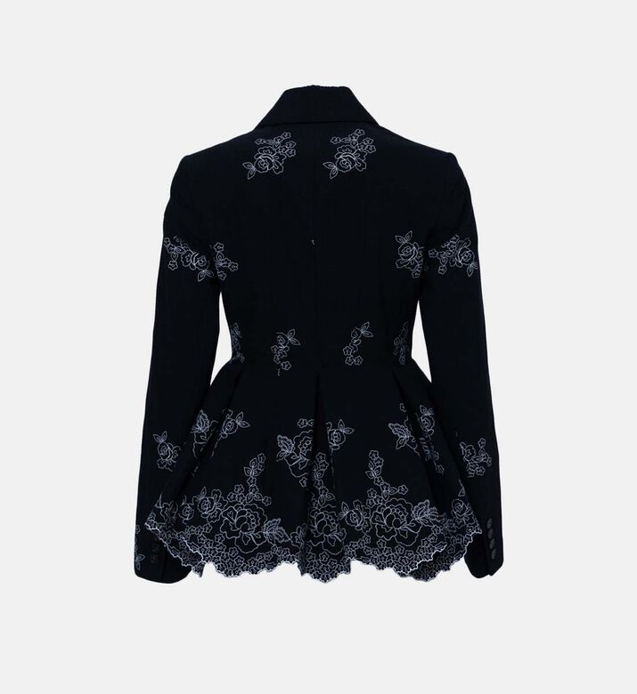 Marlene Peplum Seersucker Jacket
