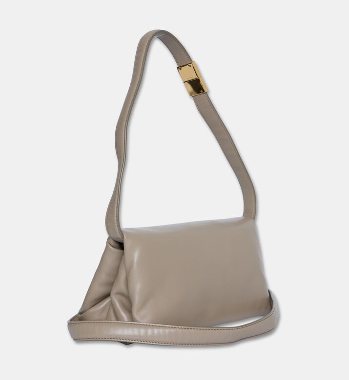Marni Prisma Padded Crossbody Bag, Beige, Packshot View