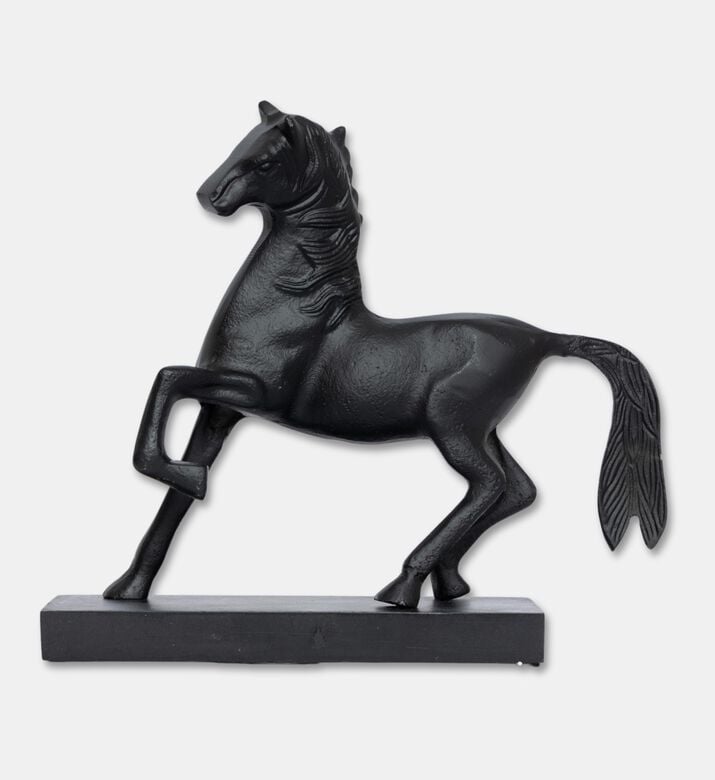 Home Deco and More Prancing Horse Mdf Base Figurine, Packshot View