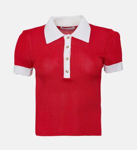 قميص مارثا بولو قصير الأكمام