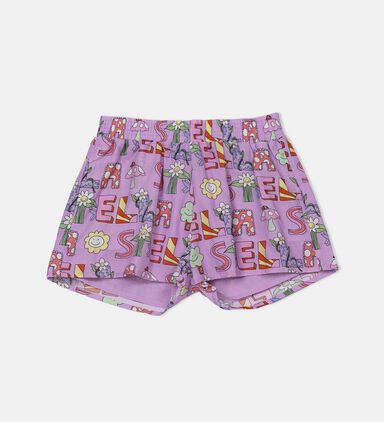 All-over Graphic Print Shorts