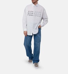 Numeric-print Long-sleeve Shirt Numeric-print Long-sleeve Shirt