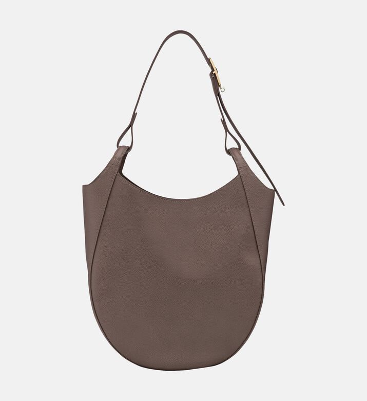 Longchamp Le Foulonne Hobo Bag, Grey, Packshot View