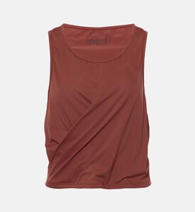 بلوزة تويست أكشن سكين بدوت أكمام