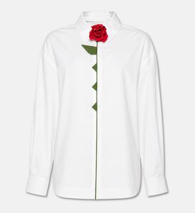 Farm Rio Rose Appliqu&eacute; Long-sleeve Shirt, Packshot View