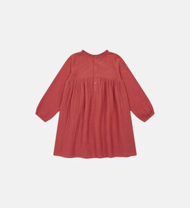 فستان شاش مزدوج من خشب الورد السعيد