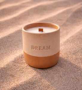 Tohfa Luxe Dream Handmade Ceramic Single Candle, Packshot View
