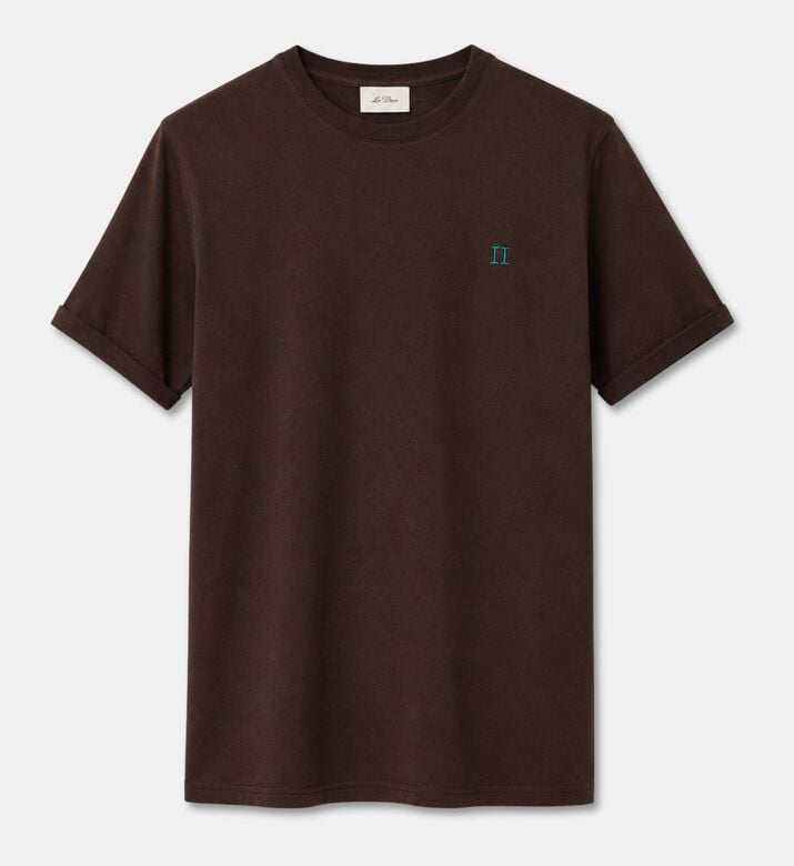 Les Deux Core Short-sleeve T-shirt, Brown, L, Packshot View
