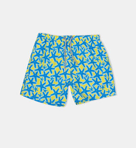 شورت سباحة بنجوم بحر صغيرة للأولاد الصغار