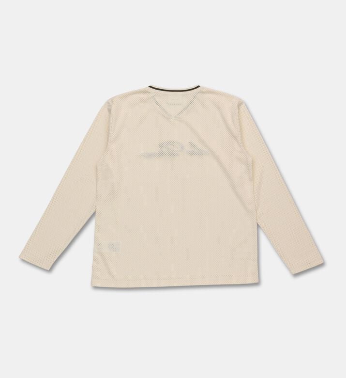 Les Deux Mesh Long-sleeve V-neck T-shirt, Packshot View