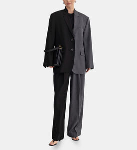 بليزر طويل الأكمام بلونين