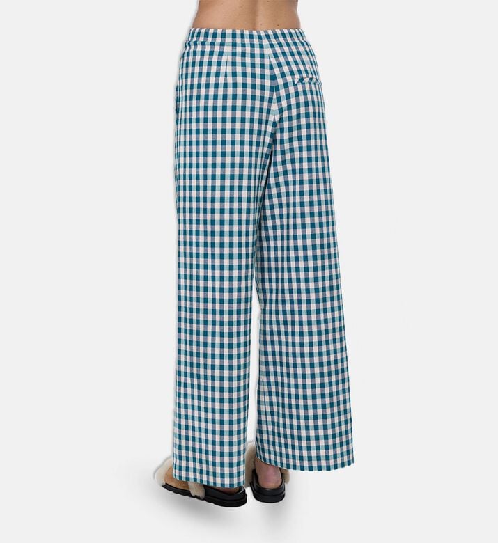 Forte-Forte Gingham Elastic Waist Pants, Model View