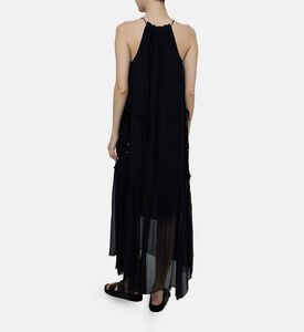 Alita Plisse Long Dress
