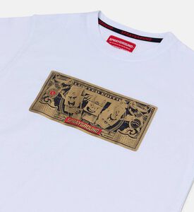 تيشيرت بطبعة ماد ابوت موني