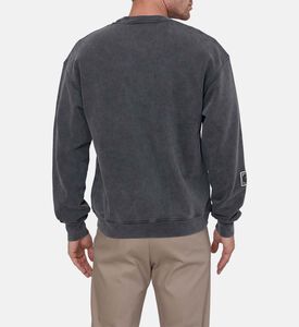 سويت شيرت قطن مطرز برقع