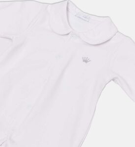 My First Collection Angel Wings Romper, White, 3m, Packshot View