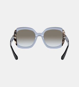 Gradient Round Frame Sunglasses 54