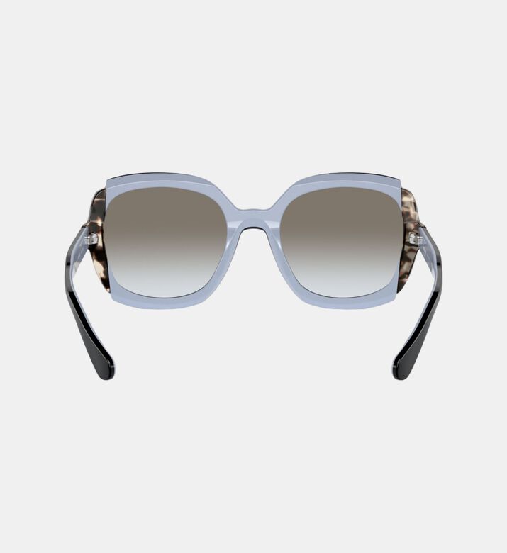 Gradient Round Frame Sunglasses 54