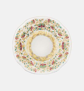 Katerina Pink Flowers Cake Plate - 18 Cm