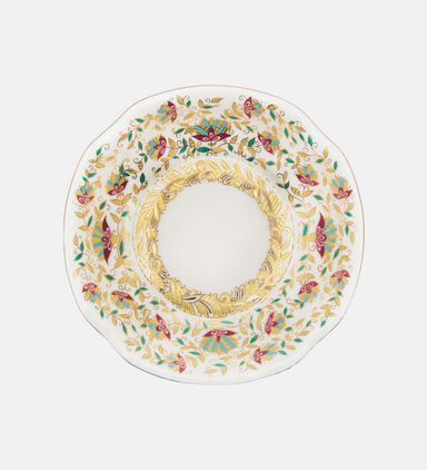 Katerina Pink Flowers Cake Plate - 18 Cm