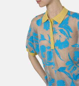 Sharita All-over Print Polo Shirt