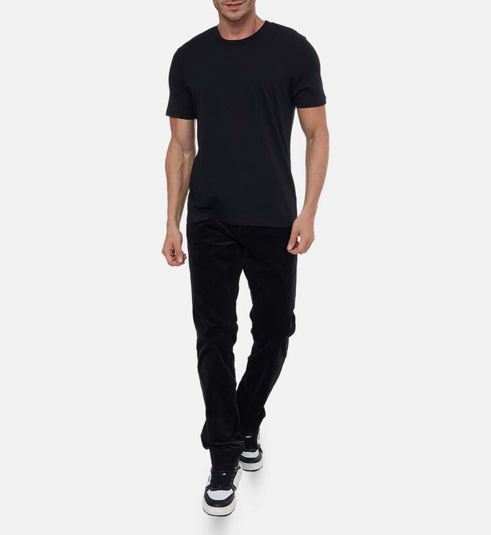 Zadig et Voltaire Cotton Short-sleeve T-shirt, Black, L, Model View