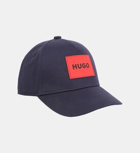 قبعة قطنية طويلة بشعار الماركة