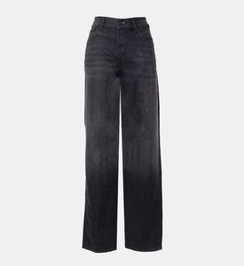 Straight-leg Denim Pants