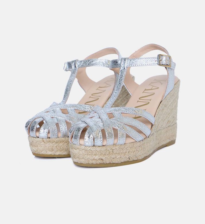 صندل معدني جوت بكعب ويدج