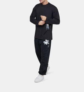 تيشيرت Gfx Ss قطن بأكمام طويلة