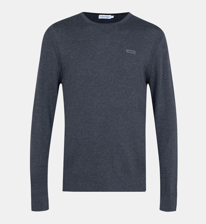 Men Cotton Silk Knitted Sweater