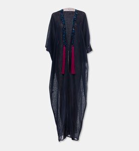 By Febe Natural Stones Embellished Abaya, Packshot View