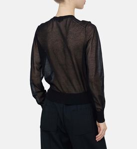 كارديغان اتريتات قطن شفاف