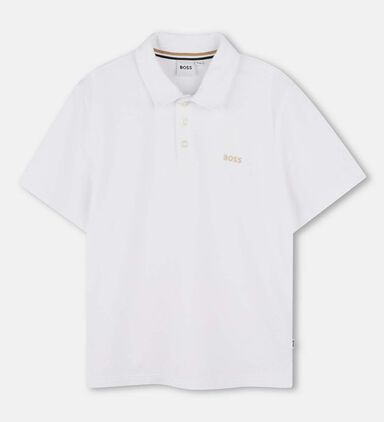 Classic Short-sleeve Emboidered Logo Polo Shirt