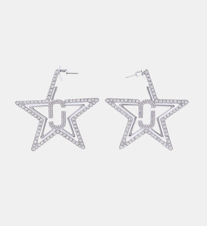Silver Star Stud Earrings