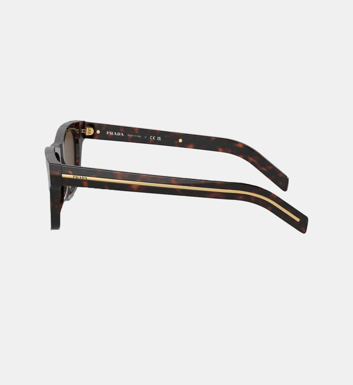Rectangular Tortoiseshell-pattern Sunglasses 54