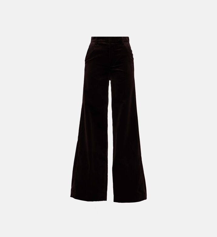 Velvet Wide-leg Pants