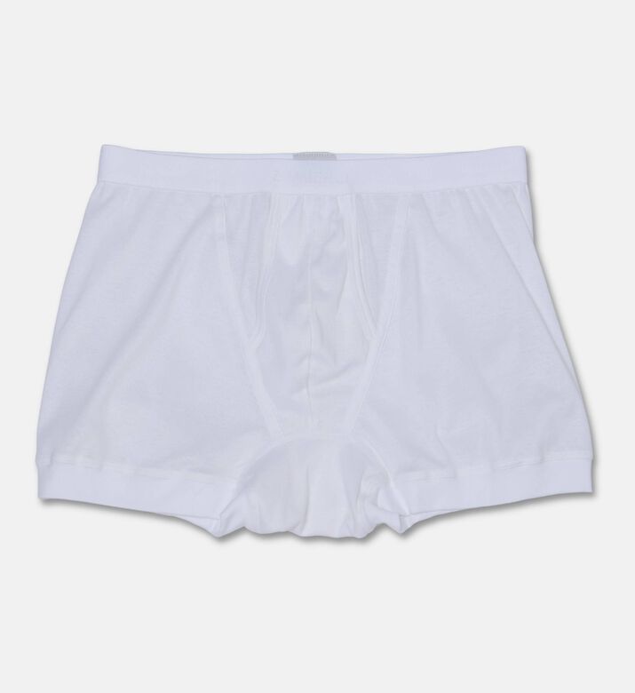 Zimmerli Of Switzerland Open Fly Cotton Boxer, White, Xxl, Packshot View