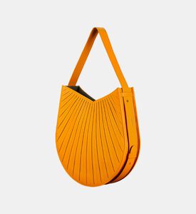 Camille Fournet Balancier Calf Leather Handbag, Yellow, Packshot View