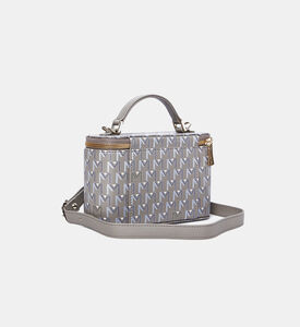 حقيبة كتف كوليت بشكل صندوق بطبعة لوغو الماركة