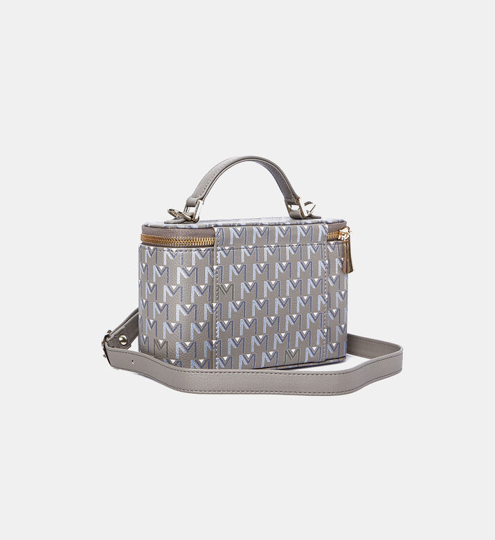 حقيبة كتف كوليت بشكل صندوق بطبعة لوغو الماركة