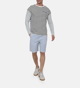 Seersucker Cotton Tesson Shorts