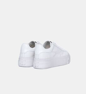 Santana Leather Perforated-logo Sneakers Santana Leather Perforated-logo Sneakers