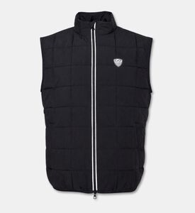 EA7 Padded Quilted Vest, Black, L, Packshot View