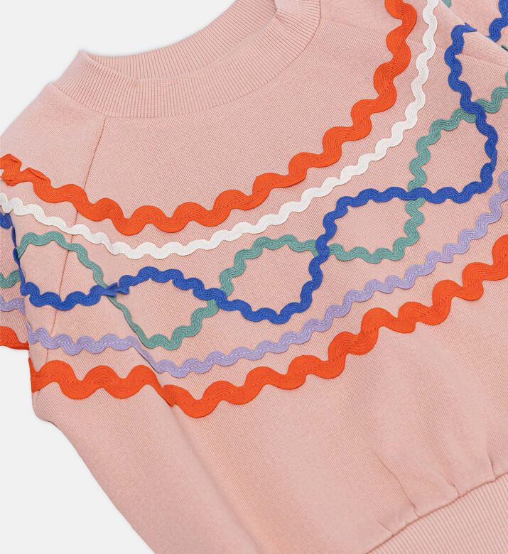 Marilyn Wavy Pattern Sweatshirt