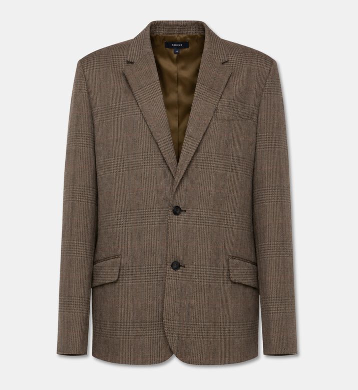 Soeur Hermosa Checked Single-breasted Blazer, Packshot View