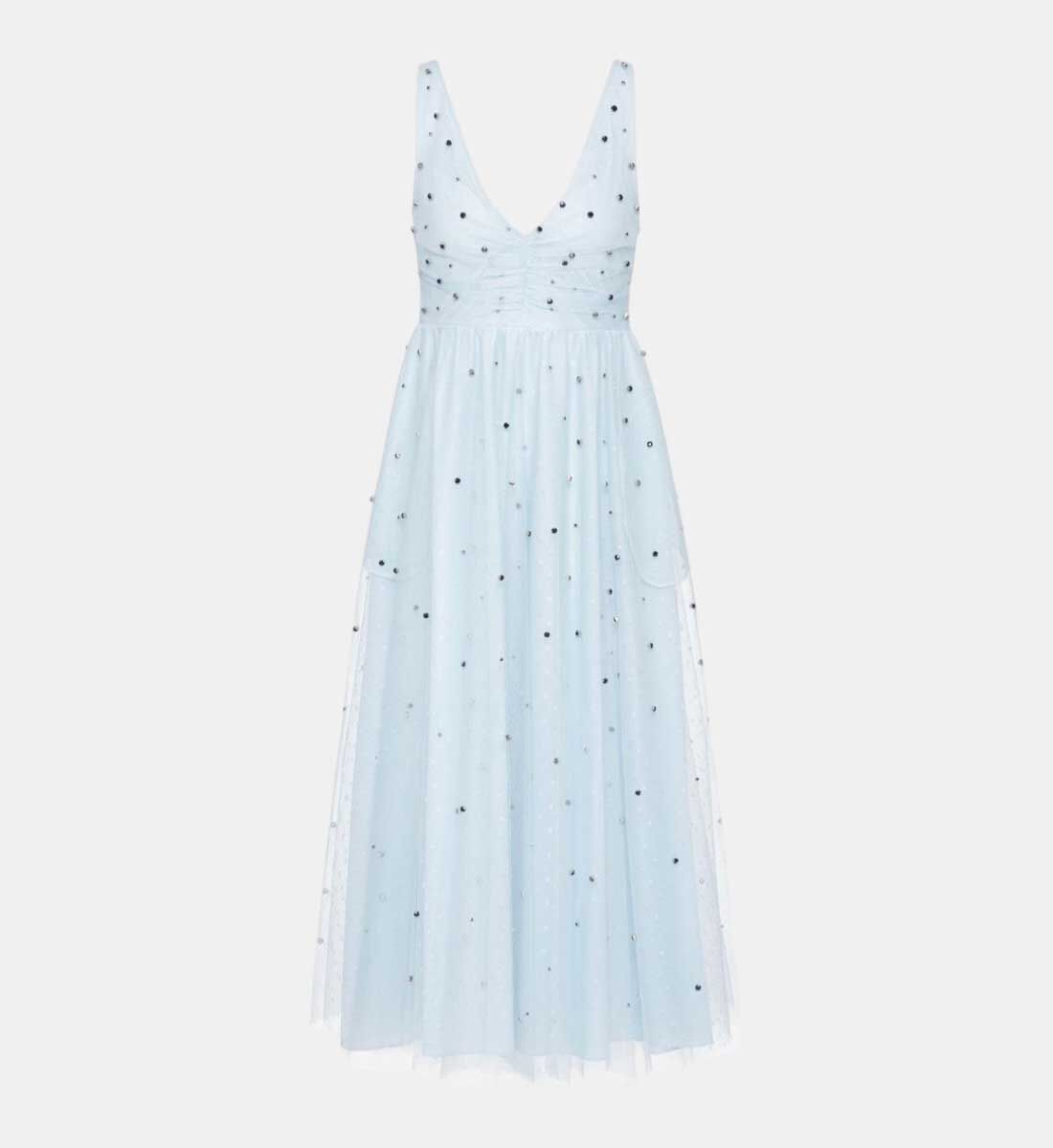 Red valentino sales light blue dress