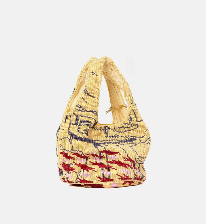 Beaded Mini Shopper Bag