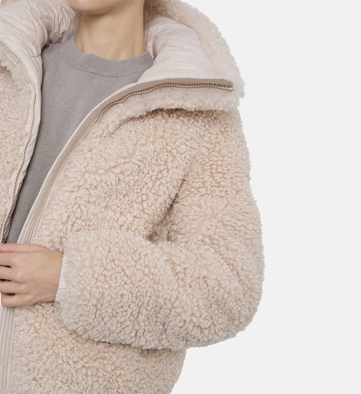 Save the Duck Faux Shearling Puffer Jacket, Model View