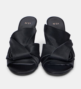 Bow High-heel Leather Sandals Bow High-heel Leather Sandals